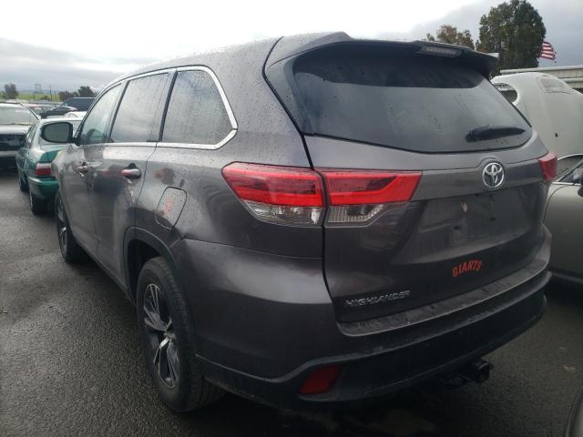 Photo 2 from auction – 2019 TOYOTA HIGHLANDER with VIN 5TDZZRFHXKS309019