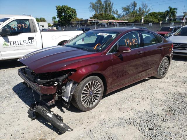 FORD FUSION TIT 2017 with VIN 3FA6P0K90HR274396 - Photo from auction