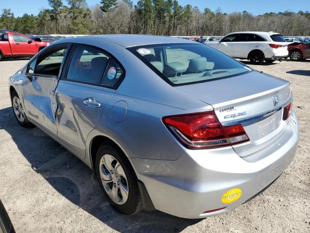 Photo 2 from auction – 2014 HONDA CIVIC LX with VIN 19XFB2F55EE077285