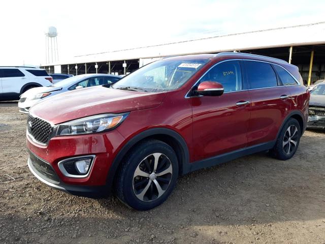 KIA SORENTO EX 2018 with VIN 5XYPH4A57JG395704 - Photo from auction