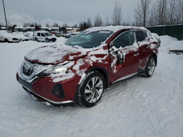 NISSAN MURANO SL 2020 with VIN 5N1AZ2CS2LN102213 - Photo from auction
