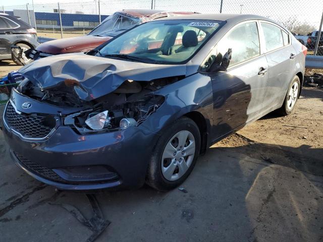 KIA FORTE LX 2016 with VIN KNAFK4A68G5599139 - Photo from auction