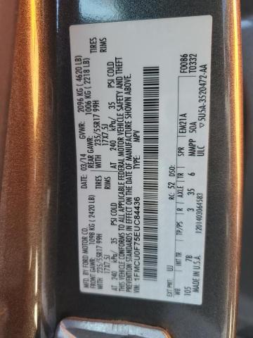 Photo 14 from auction – 2014 FORD ESCAPE S with VIN 1FMCU0F75EUC84436