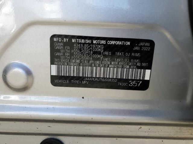 Photo 14 from auction – 2022 MITSUBISHI OUTLANDER with VIN JA4ARUAU7NU008352