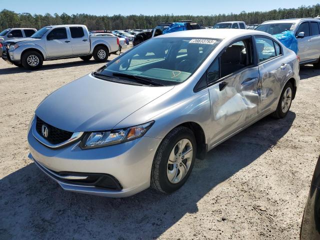 HONDA CIVIC LX 2014 with VIN 19XFB2F55EE077285 - Photo from auction