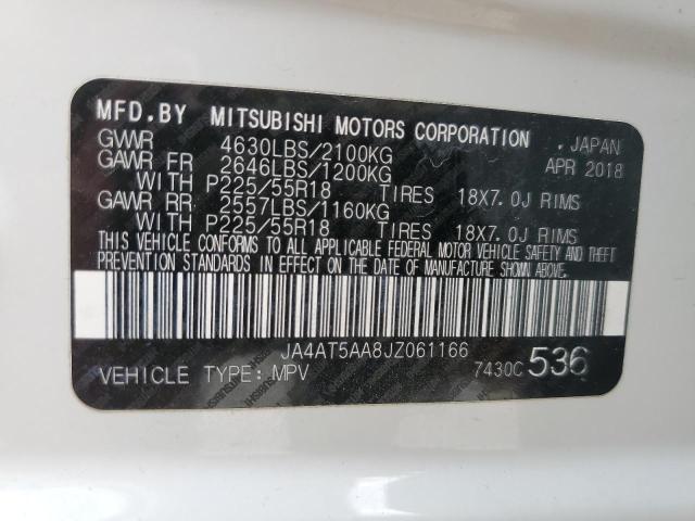 Photo 14 from auction – 2018 MITSUBISHI ECLIPSE CR with VIN JA4AT5AA8JZ061166