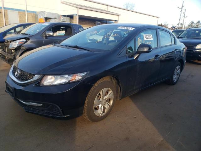 HONDA CIVIC LX 2013 with VIN 2HGFB2F50DH549722 - Photo from auction