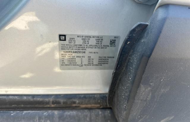 Photo 10 from auction – 2017 GMC ACADIA SLE with VIN 1GKKNSLA4HZ301246