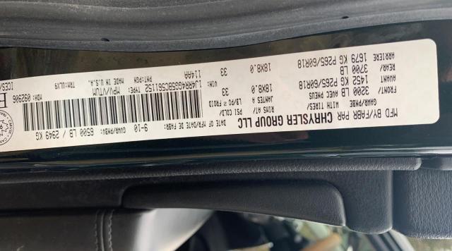 Photo 10 from auction – 2011 JEEP GRAND CHER with VIN 1J4RR4GG5BC561152
