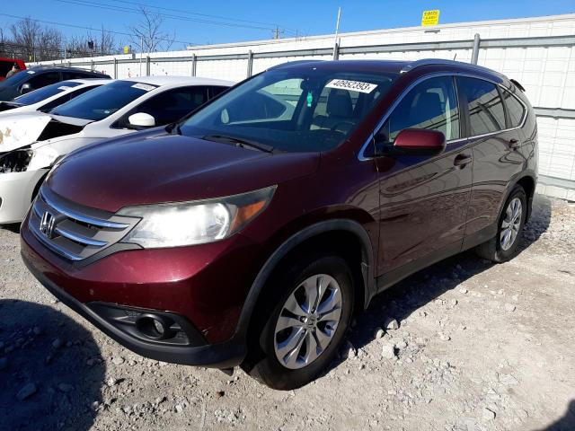 Photo 1 from auction – 2014 HONDA CR-V EXL with VIN 5J6RM4H72EL053075
