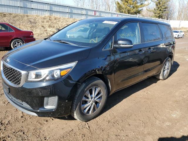 KIA SEDONA L 2015 with VIN KNDMA5C17F6015620 - Photo from auction