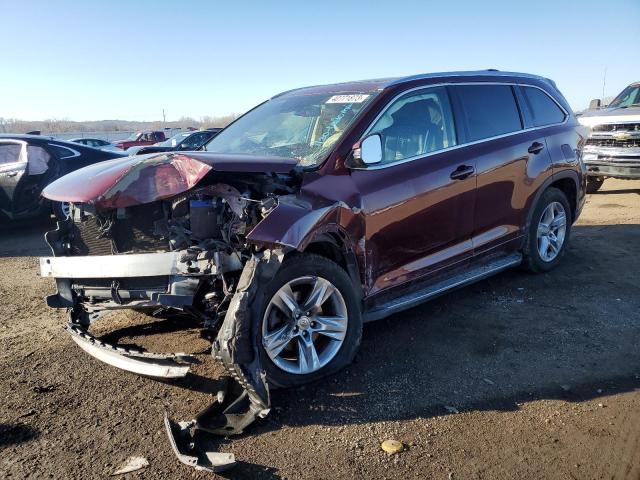 TOYOTA HIGHLANDER 2014 with VIN 5TDDKRFH0ES050589 - Photo from auction