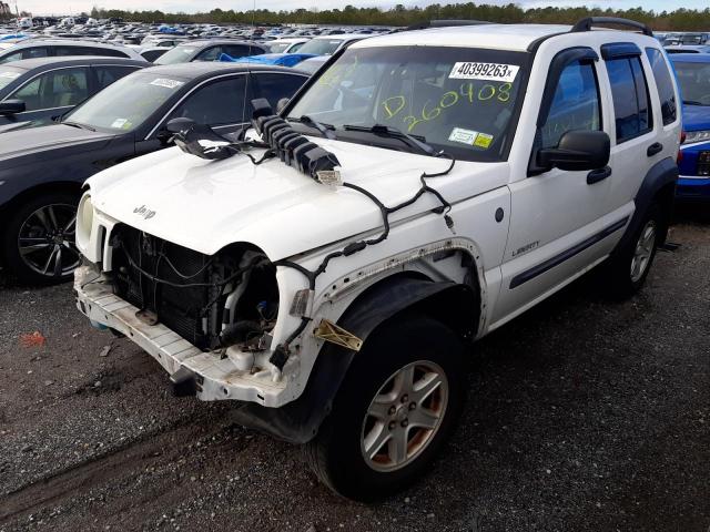 Photo 1 from auction – 2004 JEEP LIBERTY SP with VIN 1J4GL48K34W260408