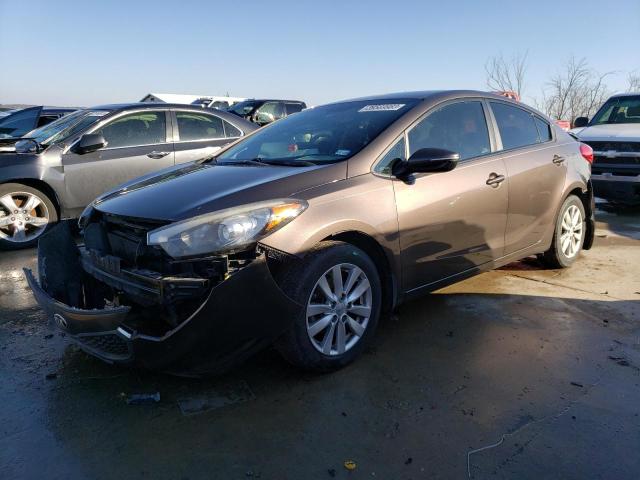 KIA FORTE LX 2014 with VIN KNAFX4A61E5115603 - Photo from auction