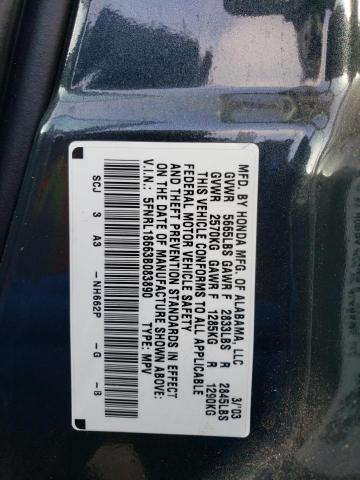 Photo 14 from auction – 2003 HONDA ODYSSEY EX with VIN 5FNRL18663B083890