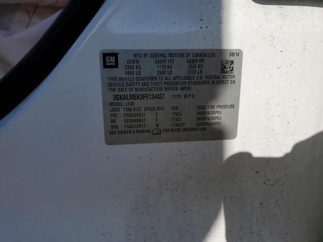 Photo 14 from auction – 2015 GMC TERRAIN SL with VIN 2GKALMEK3F6134437