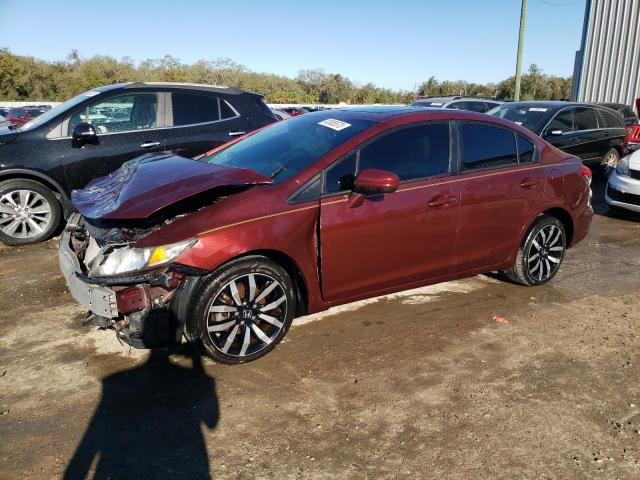 HONDA CIVIC EXL 2015 with VIN 19XFB2F9XFE057618 - Photo from auction