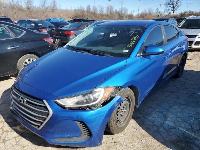 HYUNDAI ELANTRA SE 2017 with VIN 5NPD74LF9HH080272 - Photo from auction