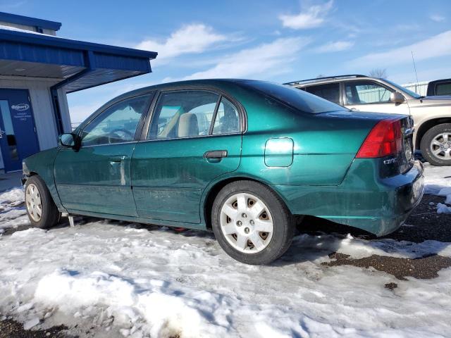 Photo 2 from auction – 2001 HONDA CIVIC EX with VIN 2HGES26781H502964