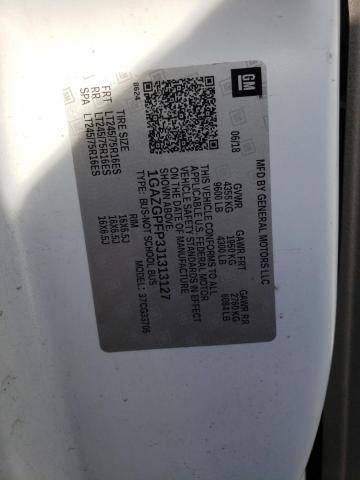 Photo 14 from auction – 2018 CHEVROLET EXPRESS G3 with VIN 1GAZGPFP3J1313127