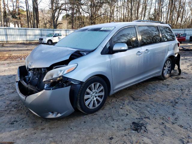 TOYOTA SIENNA XLE 2017 with VIN 5TDYZ3DC2HS792529 - Photo from auction