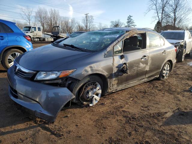 HONDA CIVIC LX 2012 with VIN 19XFB2F56CE021479 - Photo from auction