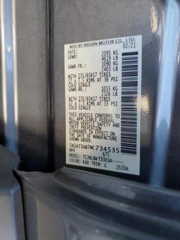 Photo 14 from auction – 2021 NISSAN ROGUE S with VIN 5N1AT3AB7MC734535
