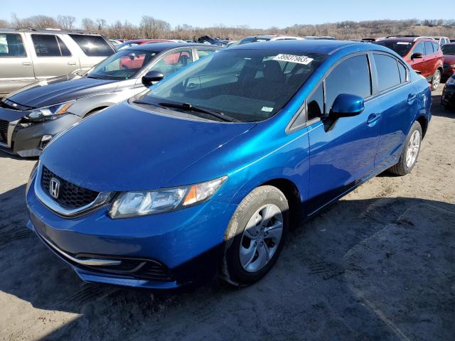 HONDA CIVIC LX 2013 with VIN 19XFB2F52DE016295 - Photo from auction
