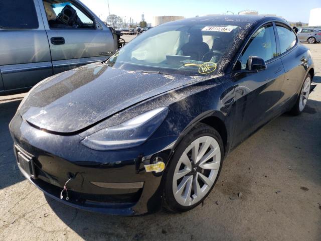 TESLA MODEL 3 2022 with VIN 5YJ3E1EA8NF186272 - Photo from auction