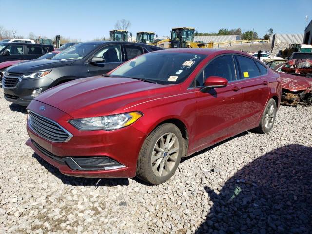 FORD FUSION SE 2017 with VIN 3FA6P0H73HR203523 - Photo from auction