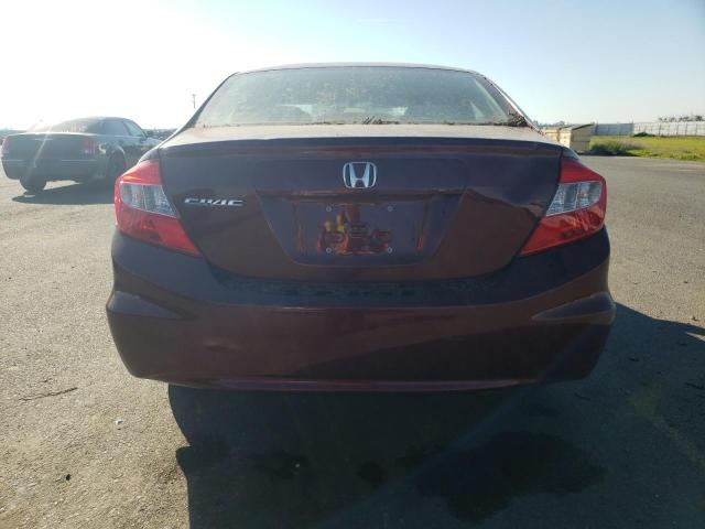 Photo 6 from auction – 2012 HONDA CIVIC LX with VIN 19XFB2F50CE341400