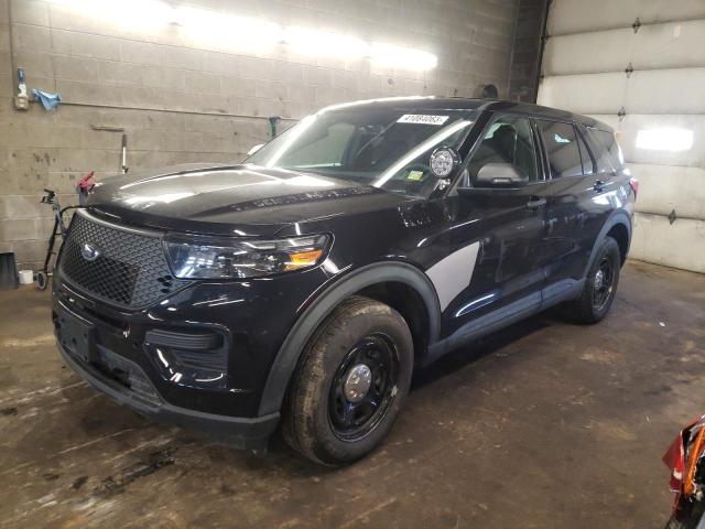 FORD EXPLORER P 2021 with VIN 1FM5K8AB4MGC02055 - Photo from auction