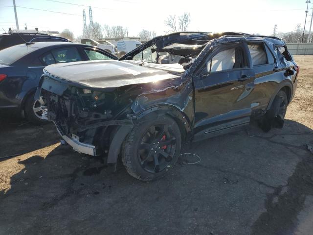 FORD EXPLORER S 2022 with VIN 1FM5K8GC7NGA34106 - Photo from auction