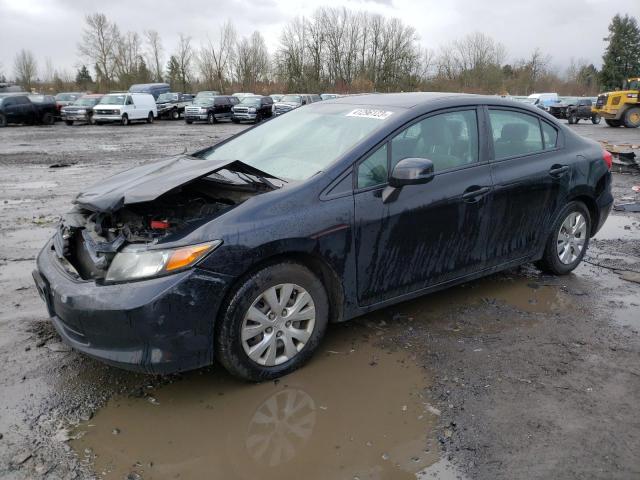 HONDA CIVIC LX 2012 with VIN 19XFB2F57CE306515 - Photo from auction