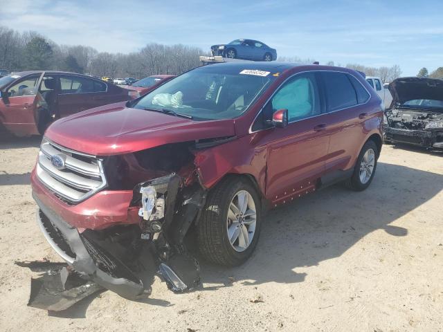 FORD EDGE SEL 2017 with VIN 2FMPK4J88HBB40954 - Photo from auction