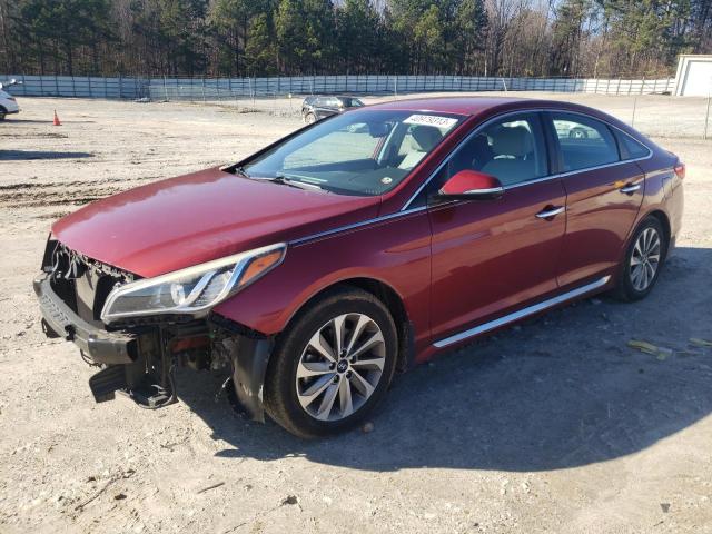 HYUNDAI SONATA SPO 2016 with VIN 5NPE34AF3GH305349 - Photo from auction