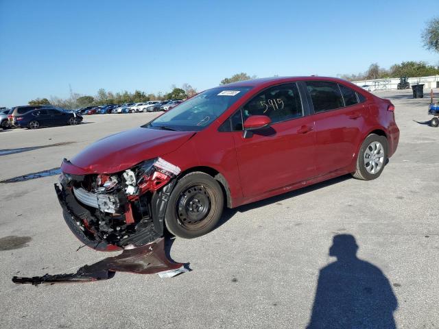 TOYOTA COROLLA LE 2022 with VIN 5YFEPMAEXNP367357 - Photo from auction
