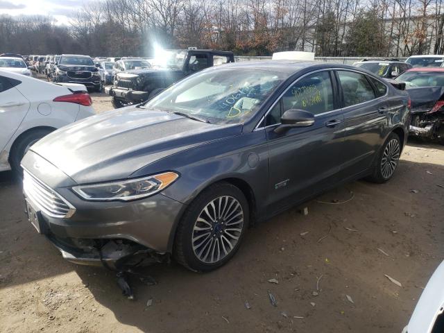 FORD FUSION TIT 2018 with VIN 3FA6P0SU0JR110222 - Photo from auction