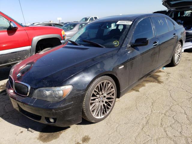 BMW 750 2007 with VIN WBAHN83587DT75886 - Photo from auction