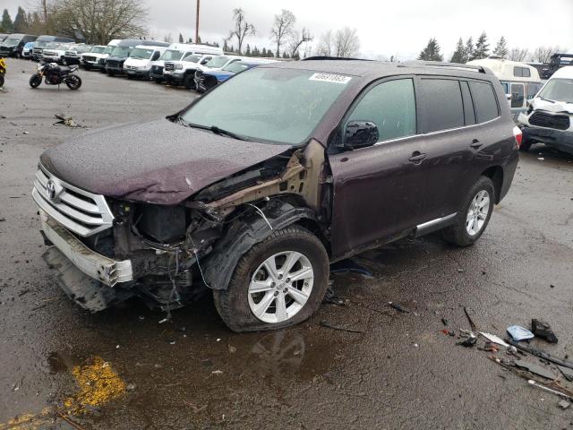 TOYOTA HIGHLANDER 2013 with VIN 5TDBK3EH5DS227870 - Photo from auction