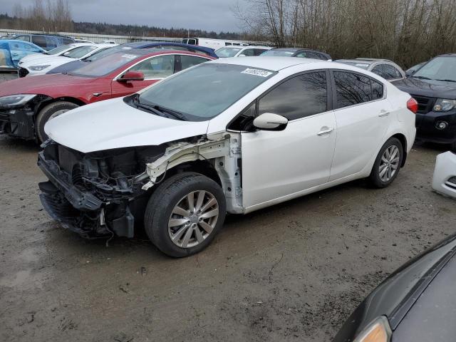 KIA FORTE EX 2014 with VIN KNAFX4A80E5119840 - Photo from auction