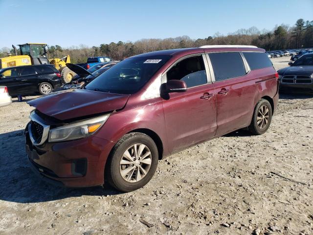 KIA SEDONA LX 2015 with VIN KNDMB5C18F6062409 - Photo from auction