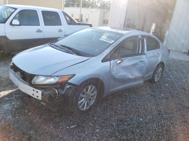 HONDA CIVIC EXL 2012 with VIN 2HGFB2F9XCH322569 - Photo from auction