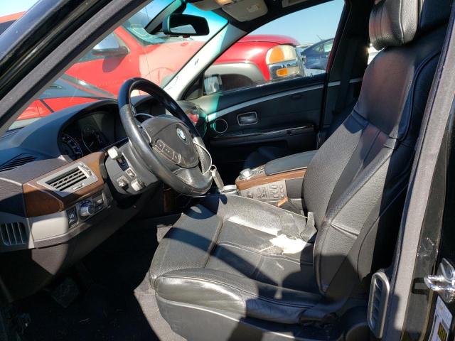 Photo 7 from auction – 2007 BMW 750 with VIN WBAHN83587DT75886