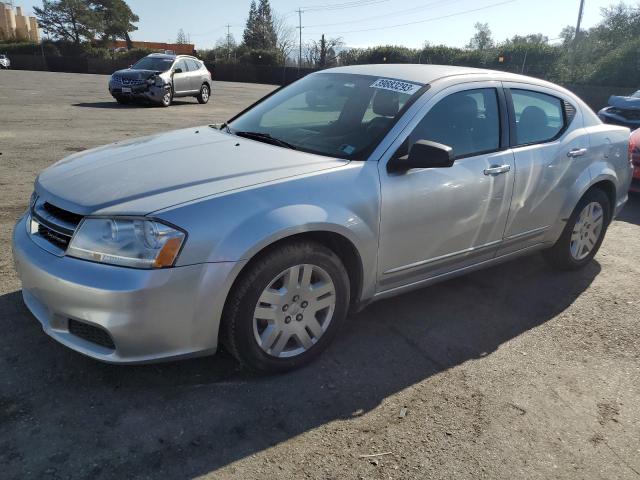 DODGE AVENGER SE 2012 with VIN 1C3CDZAB7CN193975 - Photo from auction
