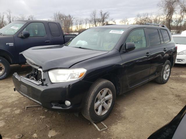 TOYOTA HIGHLANDER 2010 with VIN 5TDJK3EH3AS008574 - Photo from auction