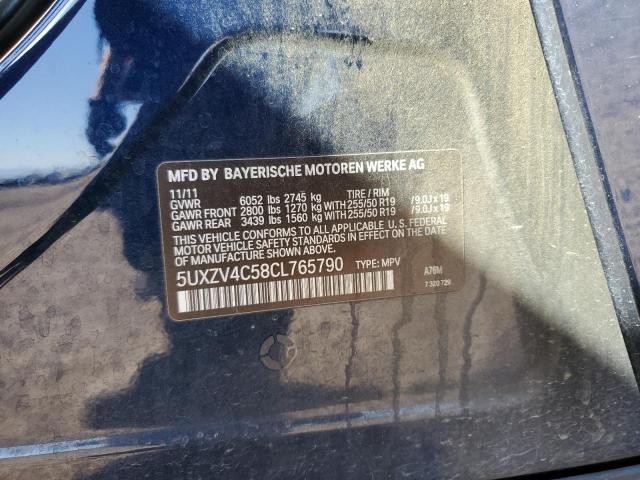 Photo 14 from auction – 2012 BMW X5 XDRIVE3 with VIN 5UXZV4C58CL765790