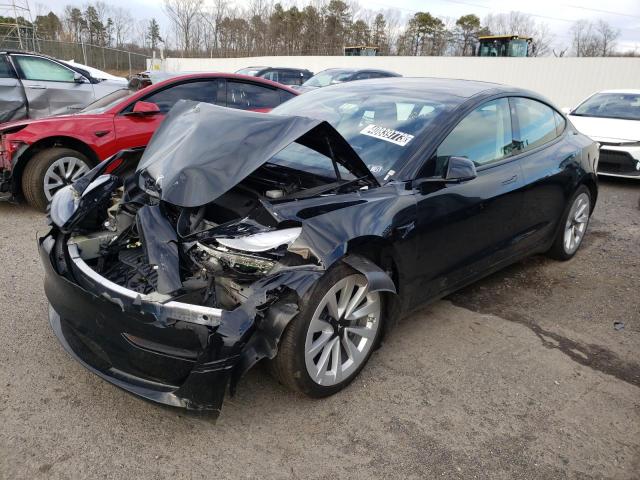 TESLA MODEL 3 2022 with VIN 5YJ3E1EA2NF190740 - Photo from auction