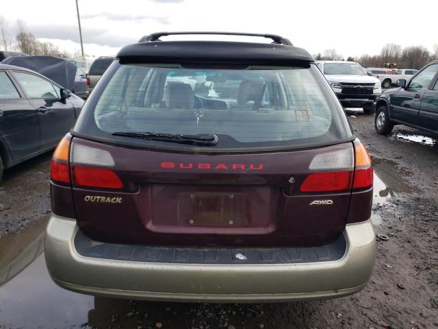 Photo 6 from auction – 2001 SUBARU LEGACY OUT with VIN 4S3BH665716649896
