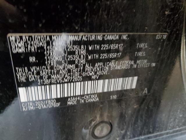 Photo 14 from auction – 2018 TOYOTA RAV4 LE with VIN 2T3BFREV5JW772605